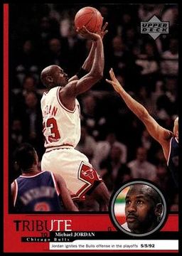 13 Michael Jordan (Bulls playoffs 5-5-92)